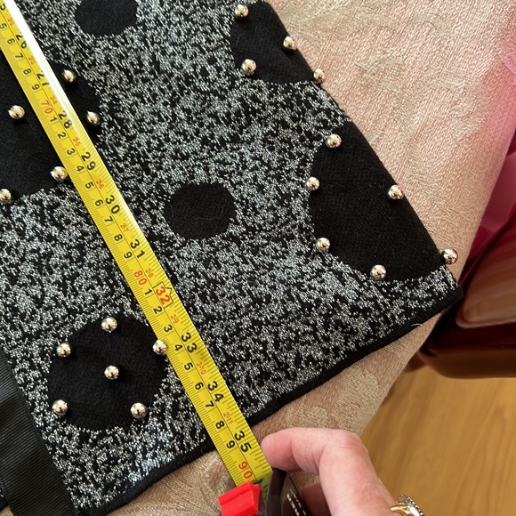 Bling black dressy sweater  lighter weight - Picture 4 of 4